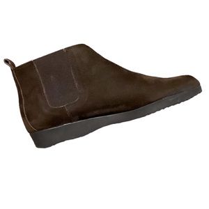 Rockport Leather Suede Pull On Ankle Boots 6.5